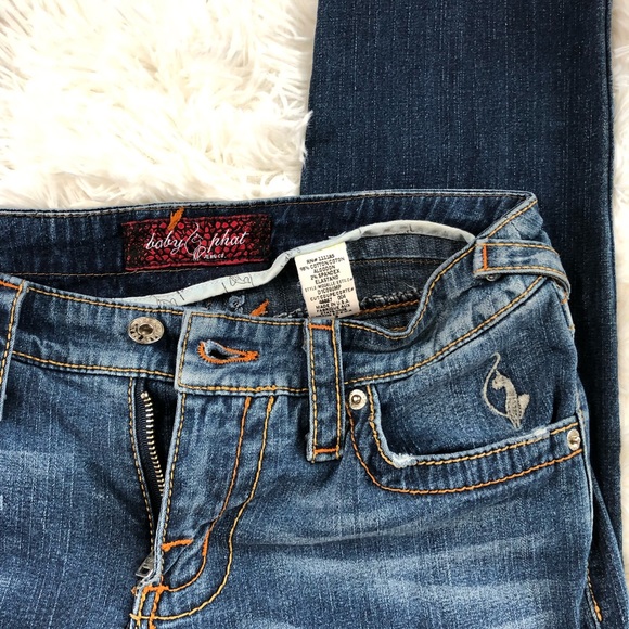 Great Shape BABY PHAT JEANS WITH PLAID LOGO SZ 3 - Picture 6 of 8